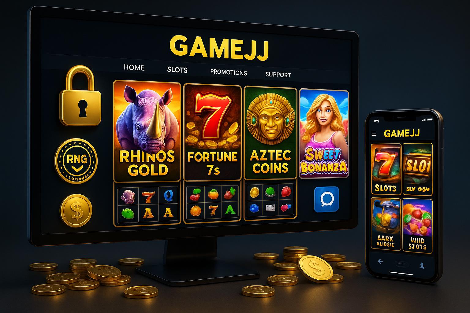 Jogos de Slot no Casino Online GAMEJJ