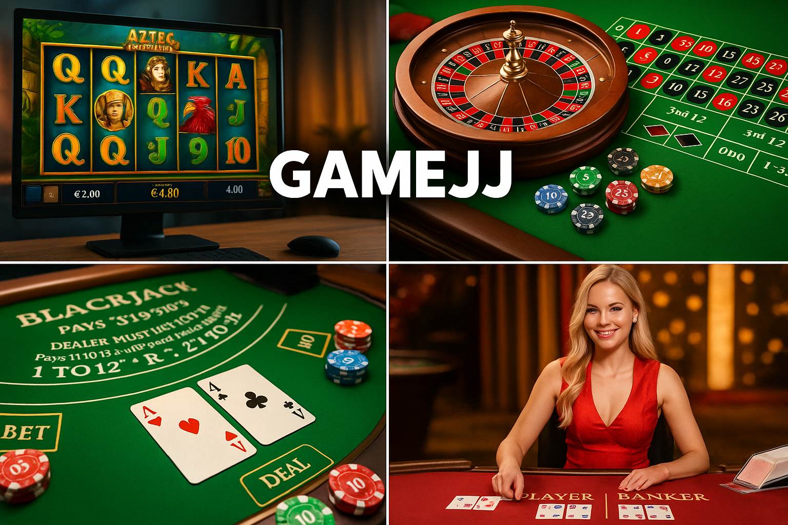 Jogos de cassino online GAMEJJ